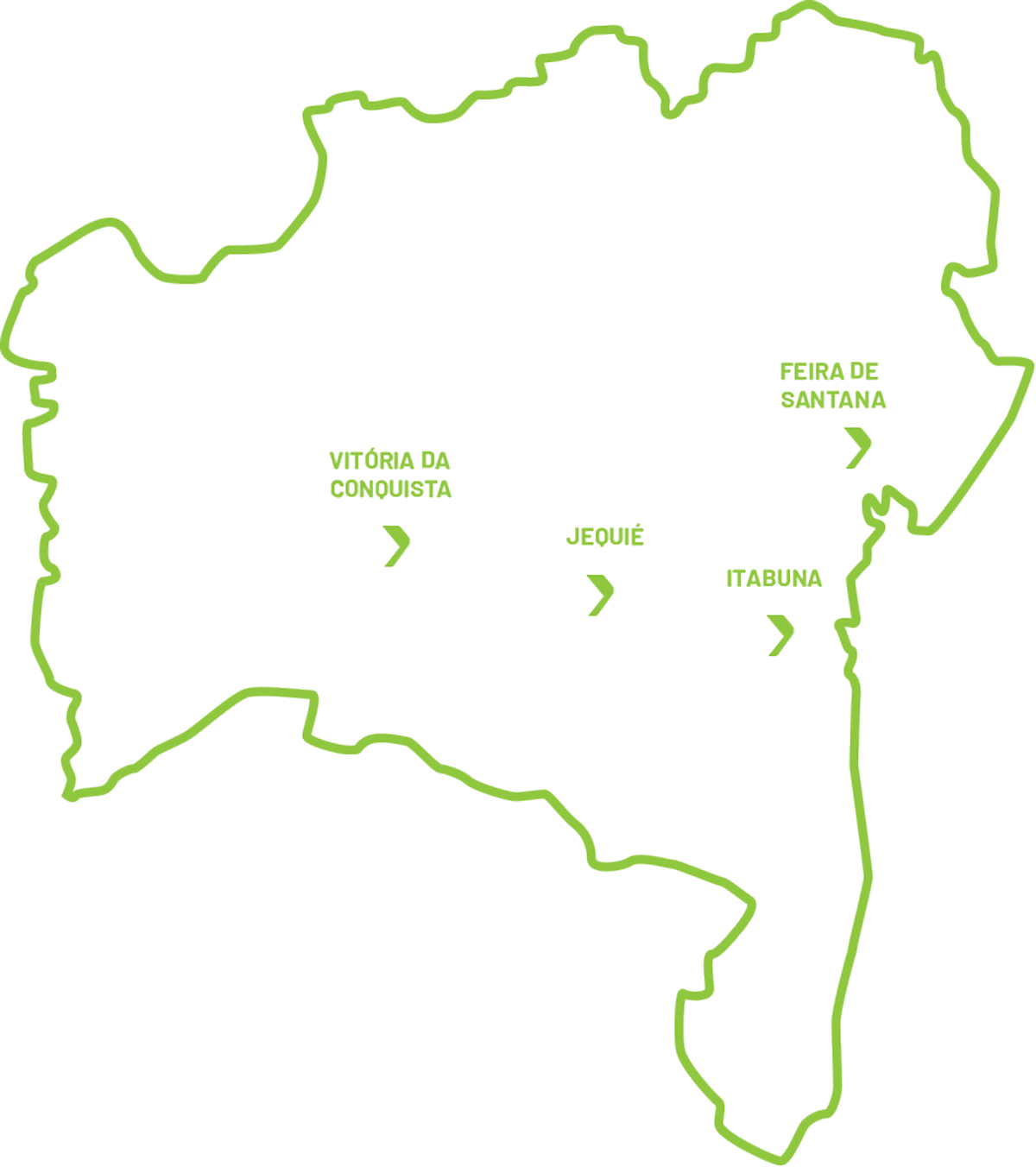 Mapa das unidades mapa